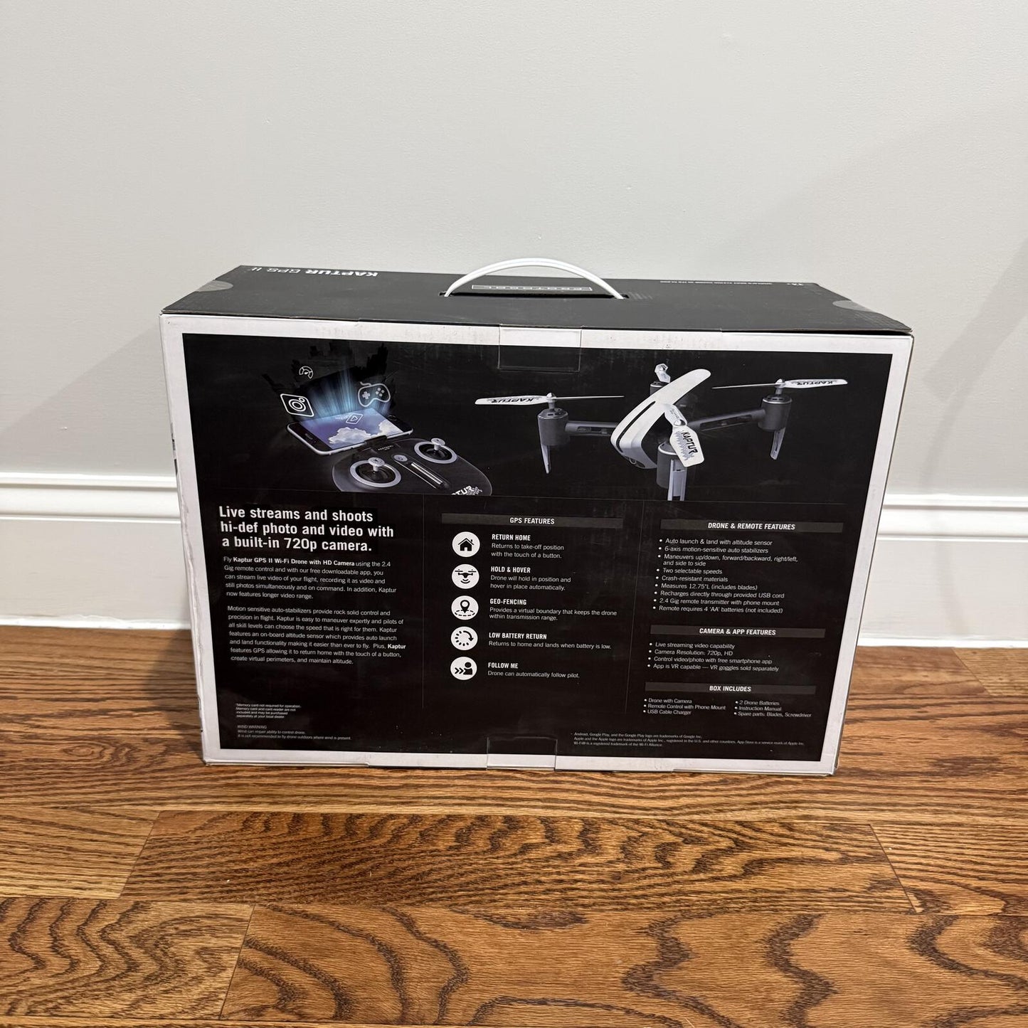 Protocol Kaptur GPS II Wi-Fi Drone w/ HD Camera
