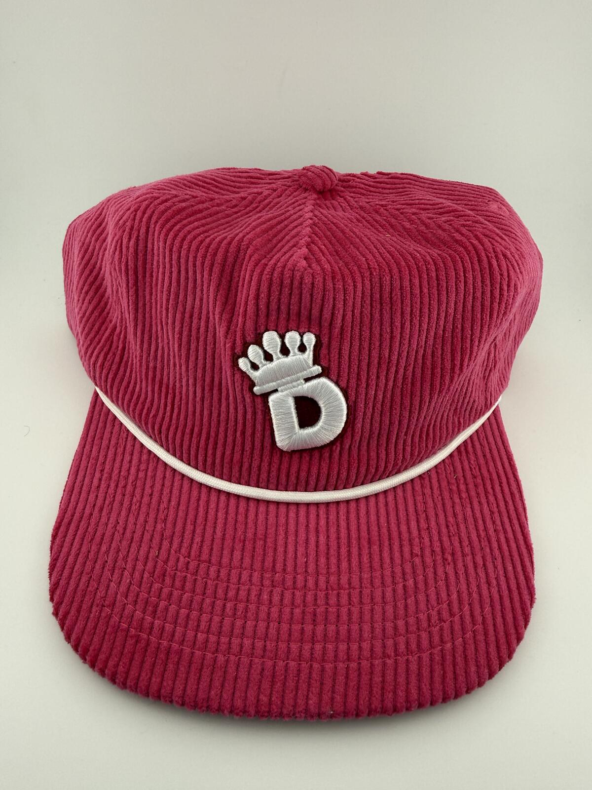 Dunkin - DunKings Pink Corduroy Snapback Hat - Limited Edition 2025