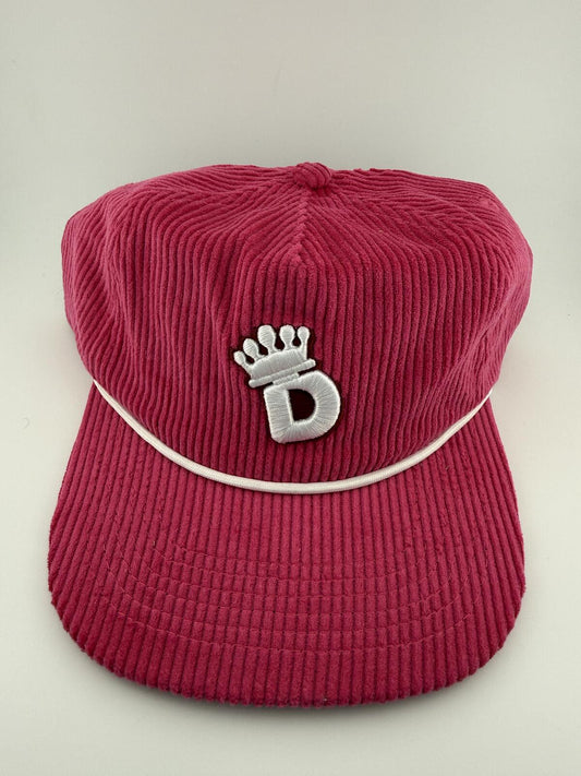 Dunkin - DunKings Pink Corduroy Snapback Hat - Limited Edition 2025