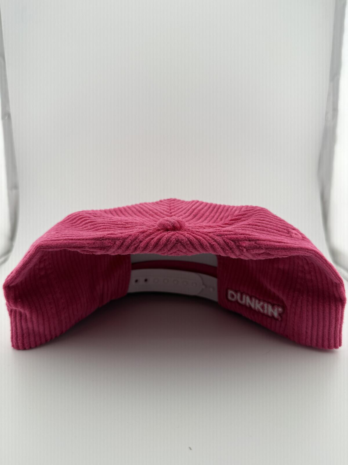 Dunkin - DunKings Pink Corduroy Snapback Hat - Limited Edition 2025