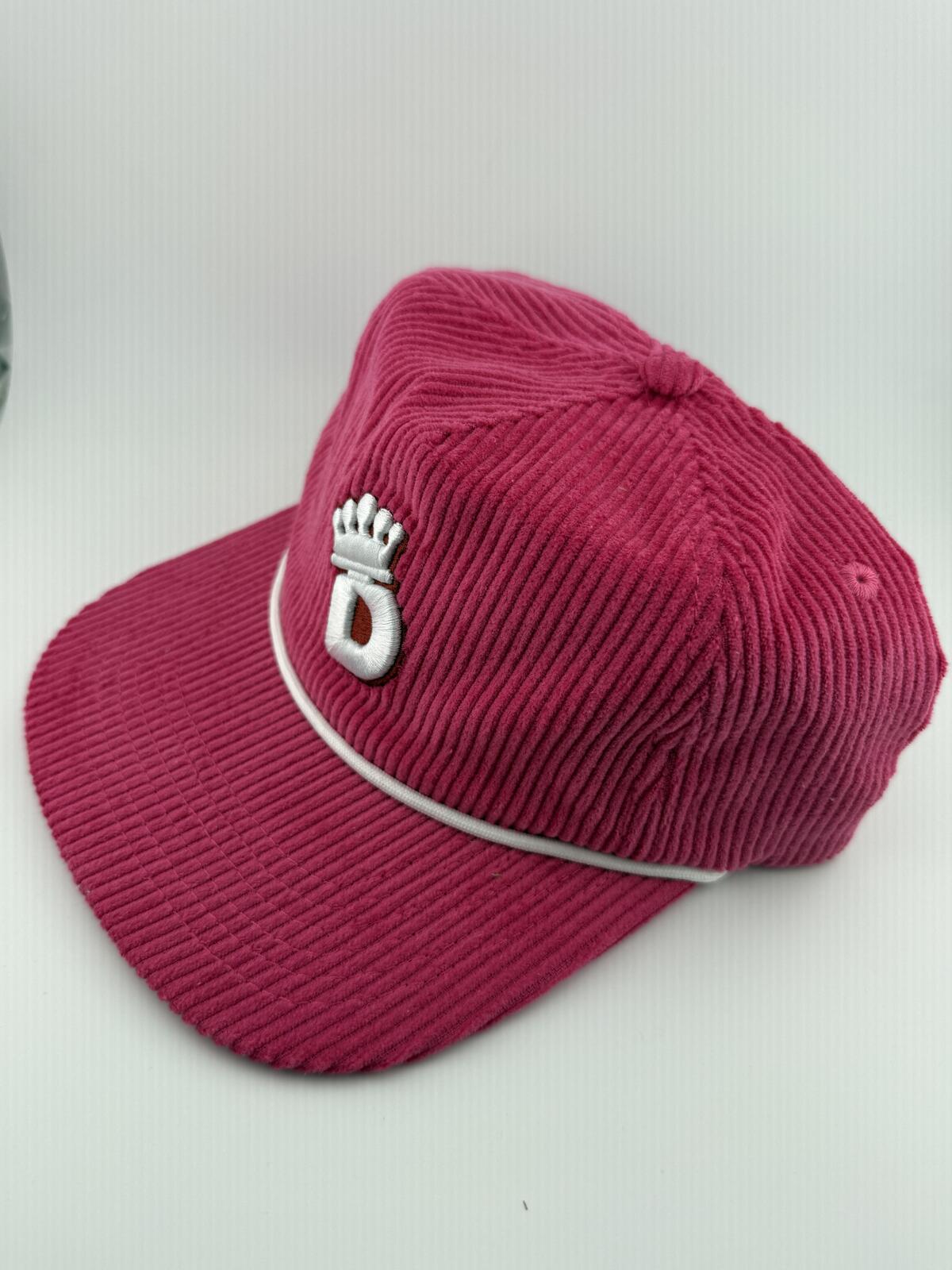 Dunkin - DunKings Pink Corduroy Snapback Hat - Limited Edition 2025