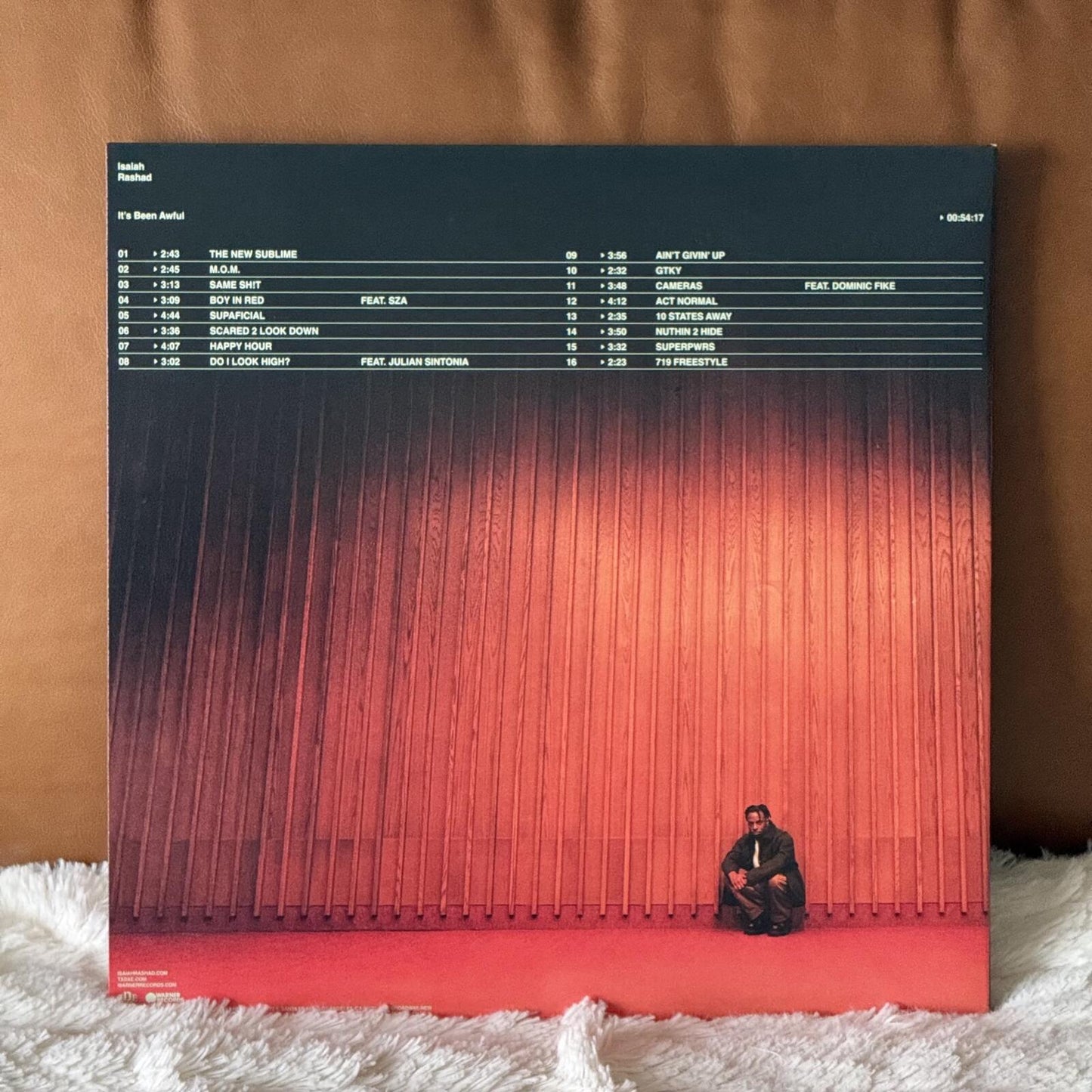 Isaiah Rashad - It's Been Awful Gatefold 2LP Vinyl - Autographed