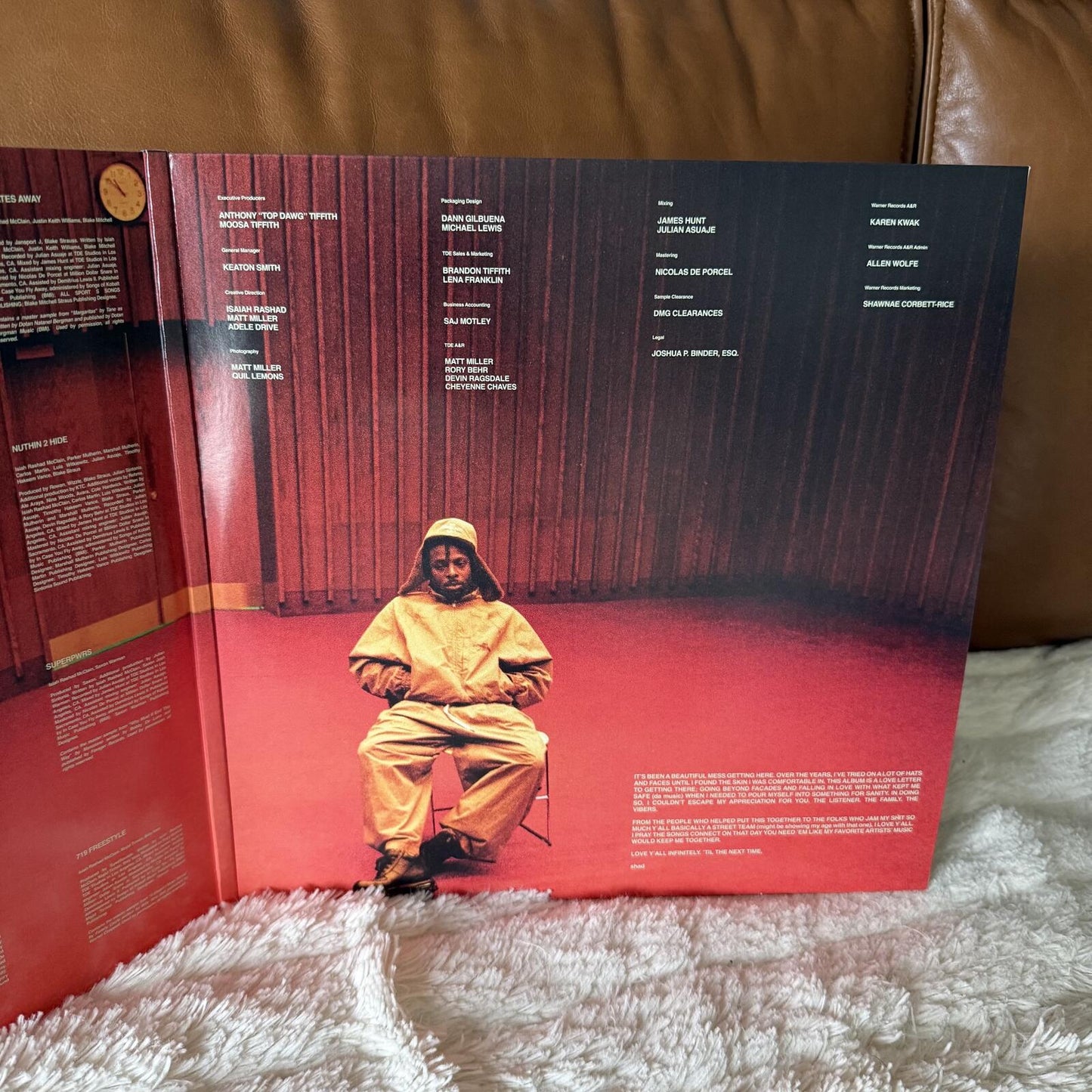 Isaiah Rashad - It's Been Awful Gatefold 2LP Vinyl - Autographed