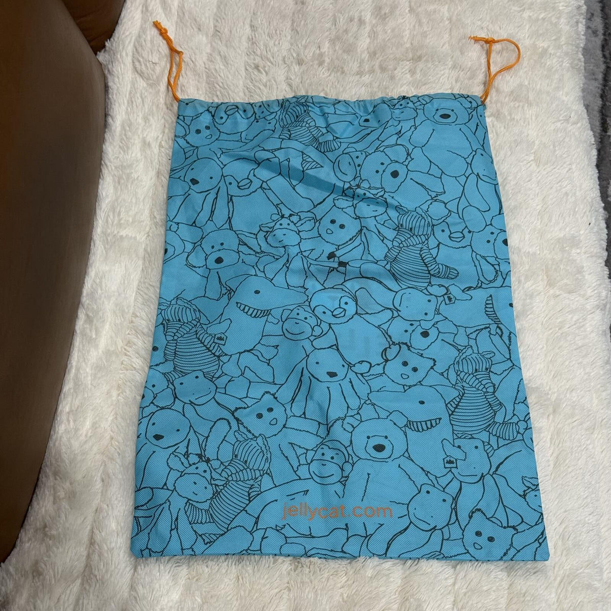 Jellycat - London Blue Drawstring Dust Bag Pouch (11.5" X 15.5")