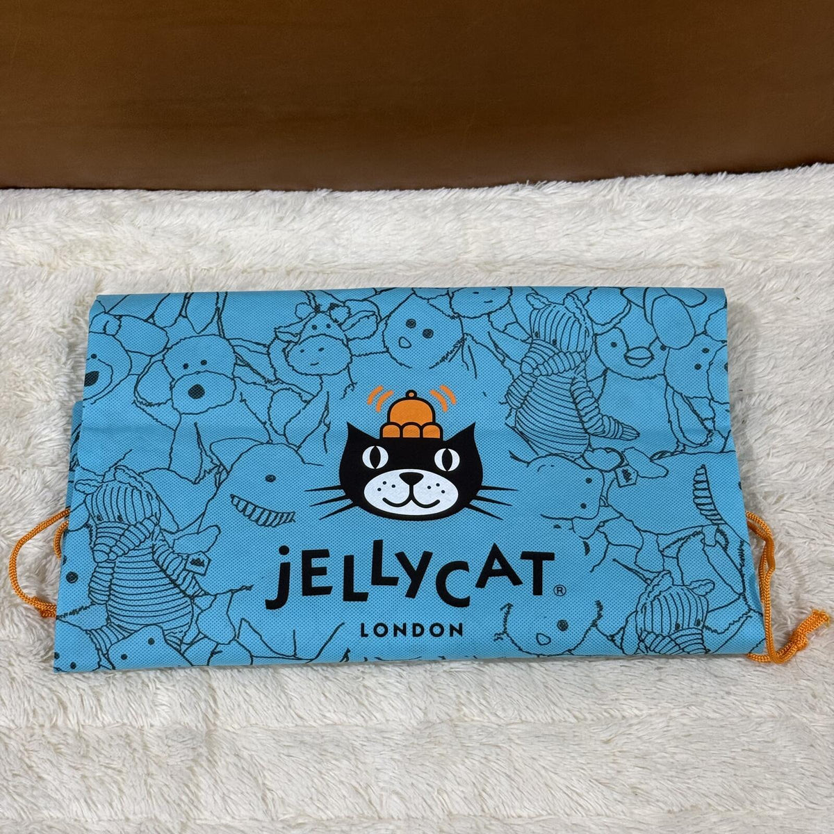 Jellycat - London Blue Drawstring Dust Bag Pouch (11.5" X 15.5")