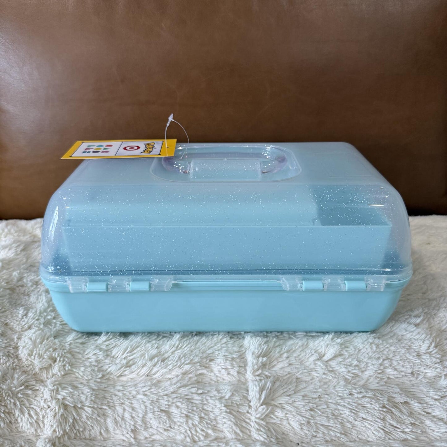 Pokemon x Target Caboodles Case Clear Sparkle/ Light Blue 30th Anniversary