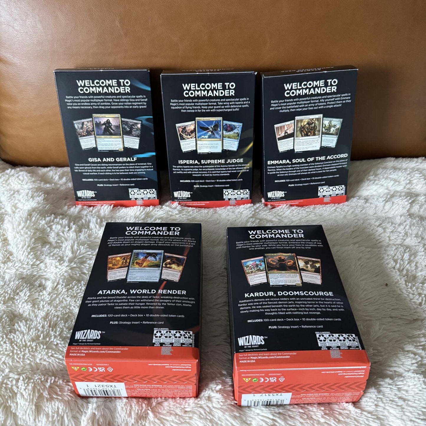 Magic: The Gathering Starter Commander Deck Bundle