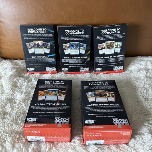 Magic: The Gathering Starter Commander Deck Bundle