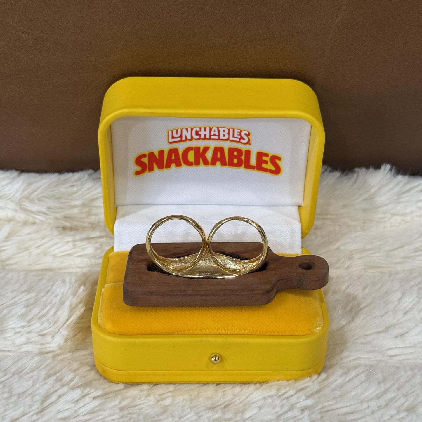 The CharcuteRING from Snackables by Lunchables