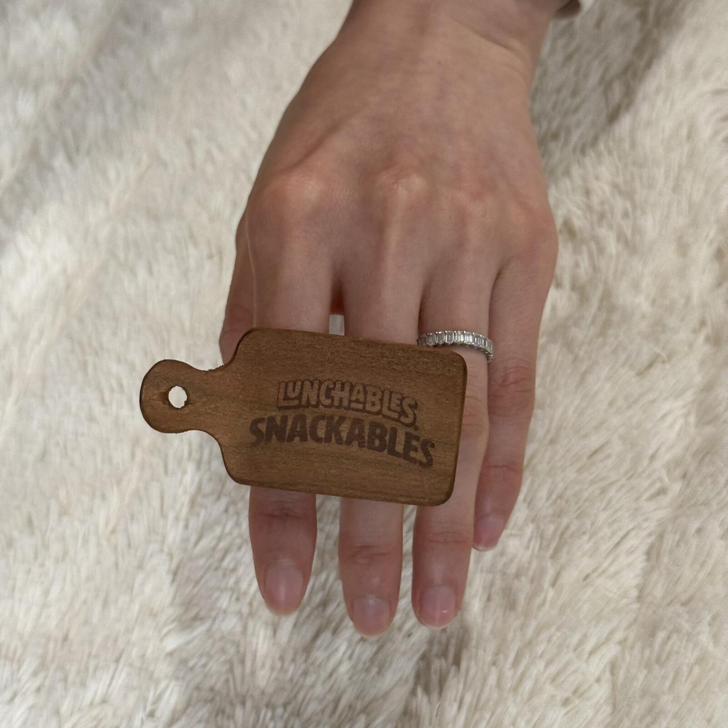 The CharcuteRING from Snackables by Lunchables