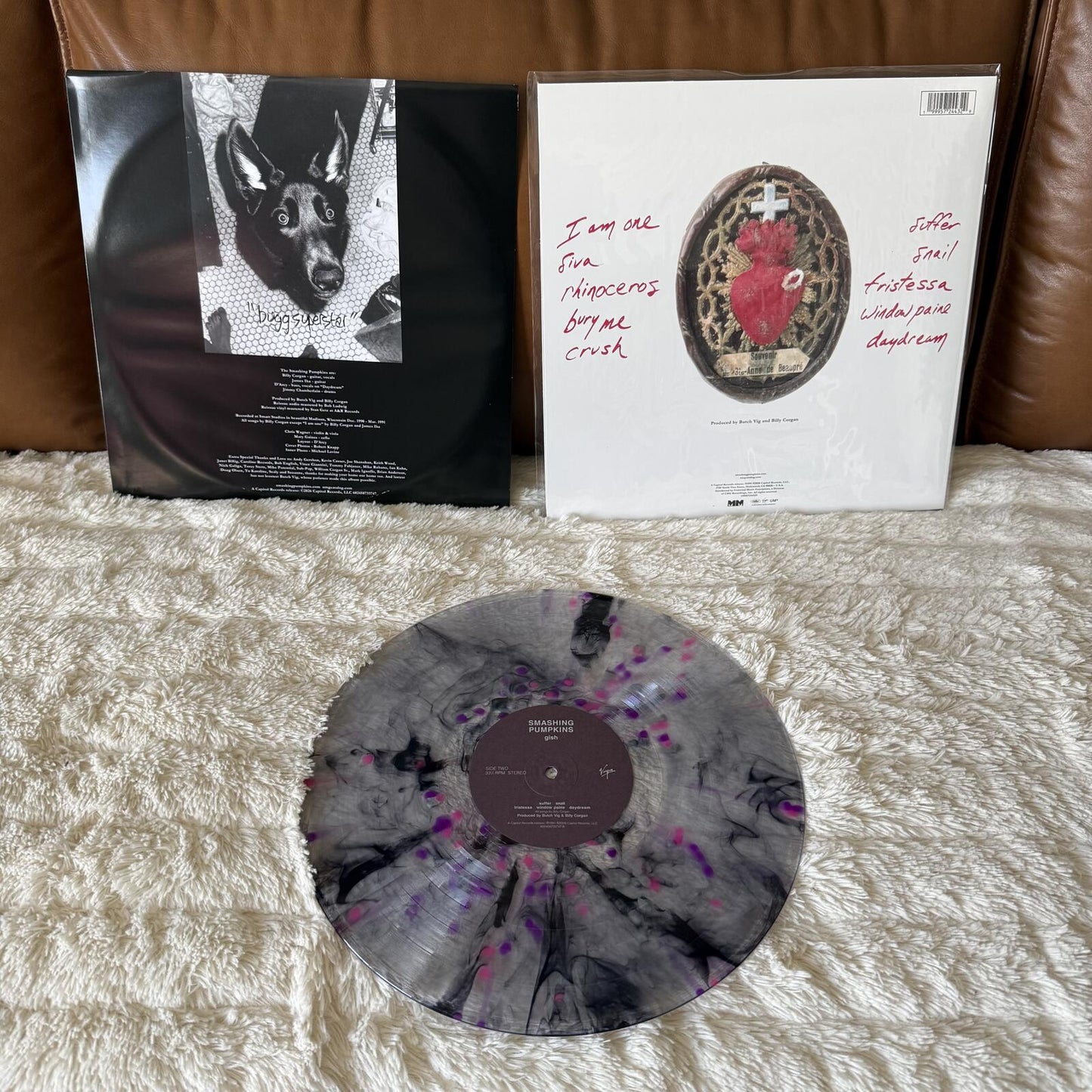 The Smashing Pumpkins - Gish Billy Corgan - Signed - Splatter Vinyl LP