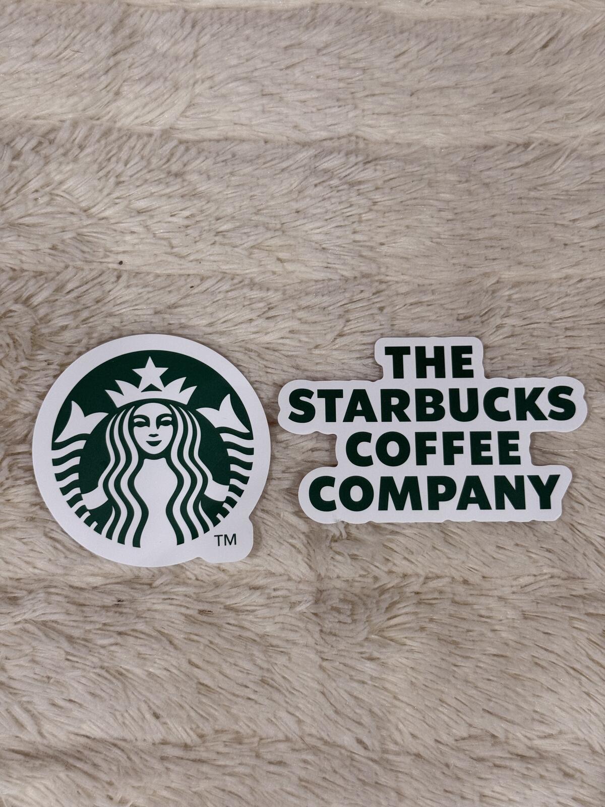 Starbucks - Logo Sticker Bundle (2 Pack) - Authentic