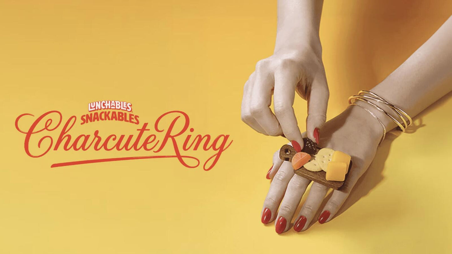 The CharcuteRING from Snackables by Lunchables