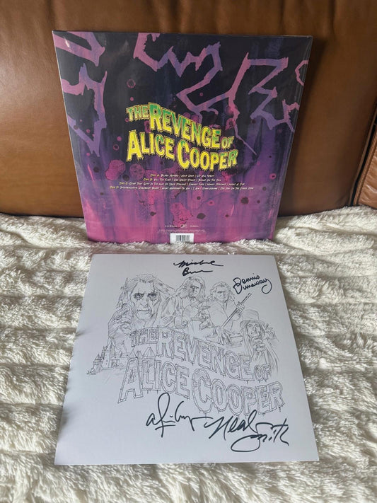 The Revenge of Alice Cooper - Violet 2LP - Autographed