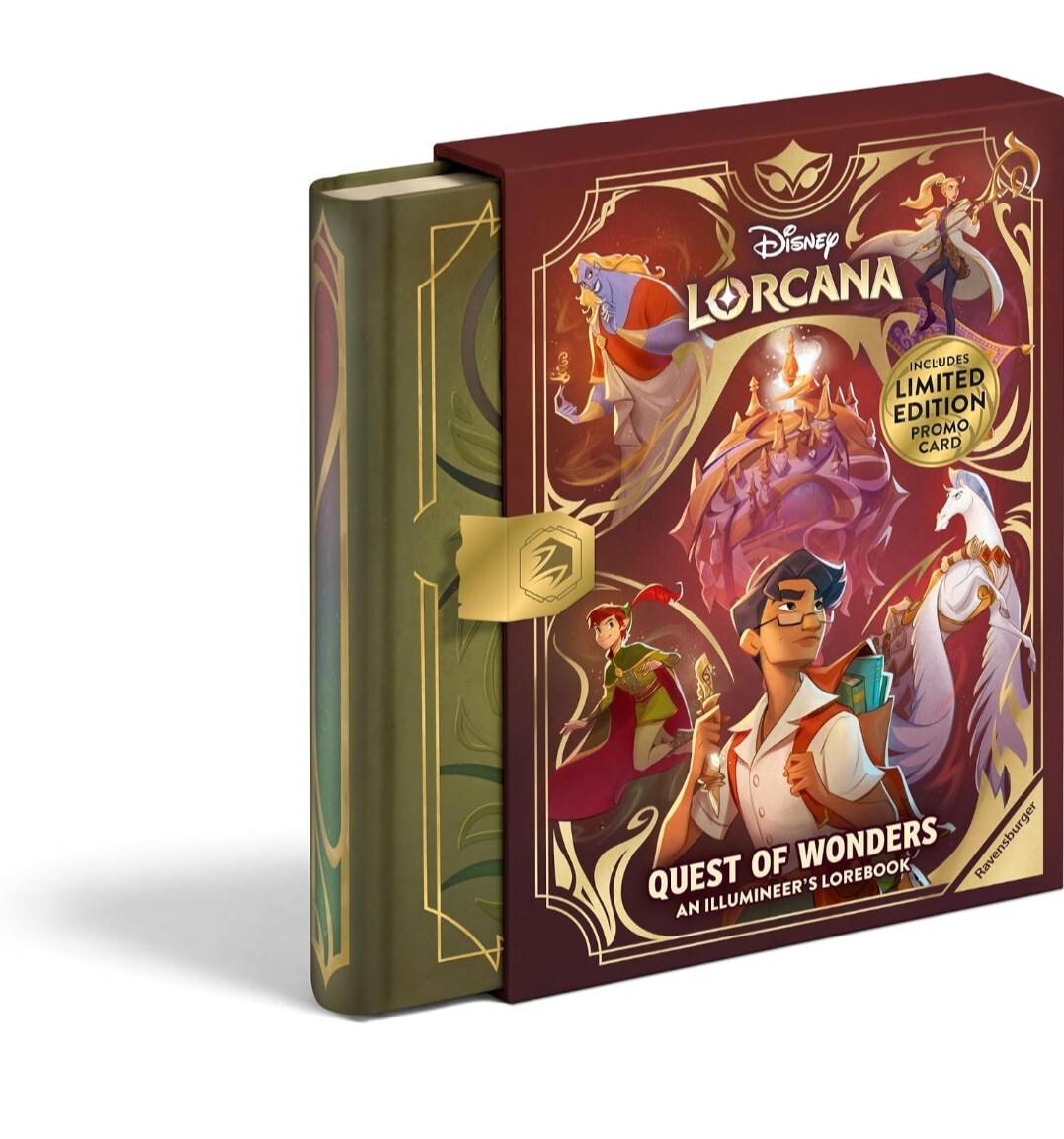 Disney - Lorcana Quest of Wonders - Illumineer's Lorebook Promo Card - Presale