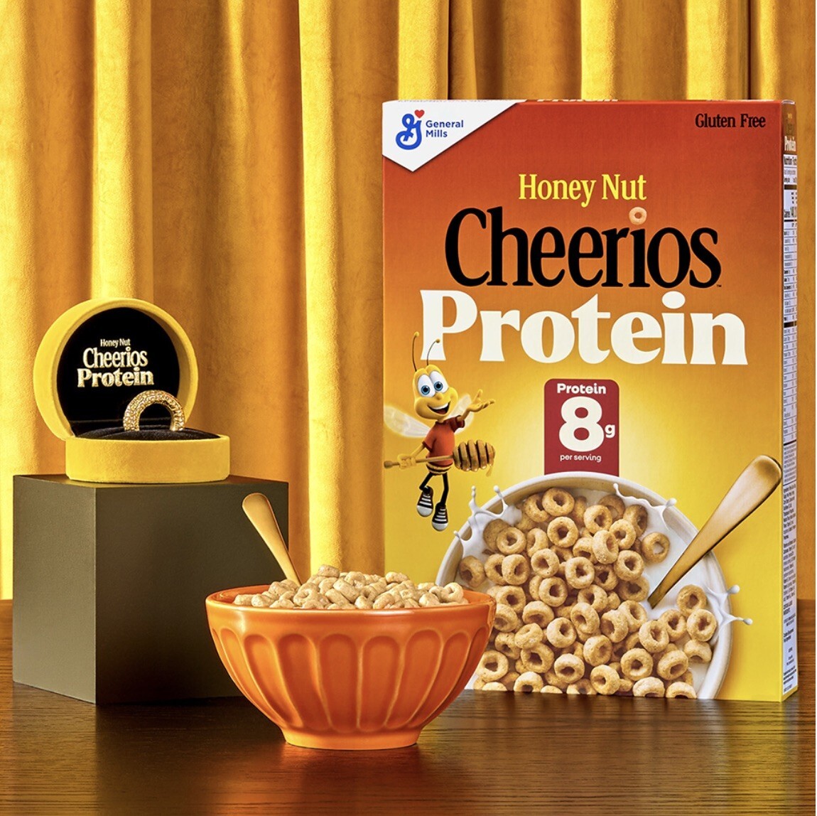 Honey Nut Cheerios Protein Hive Found The One Ring Size L Limited Edition
