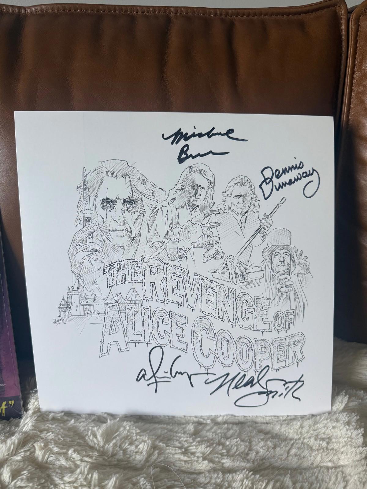 The Revenge of Alice Cooper - Violet 2LP - Autographed