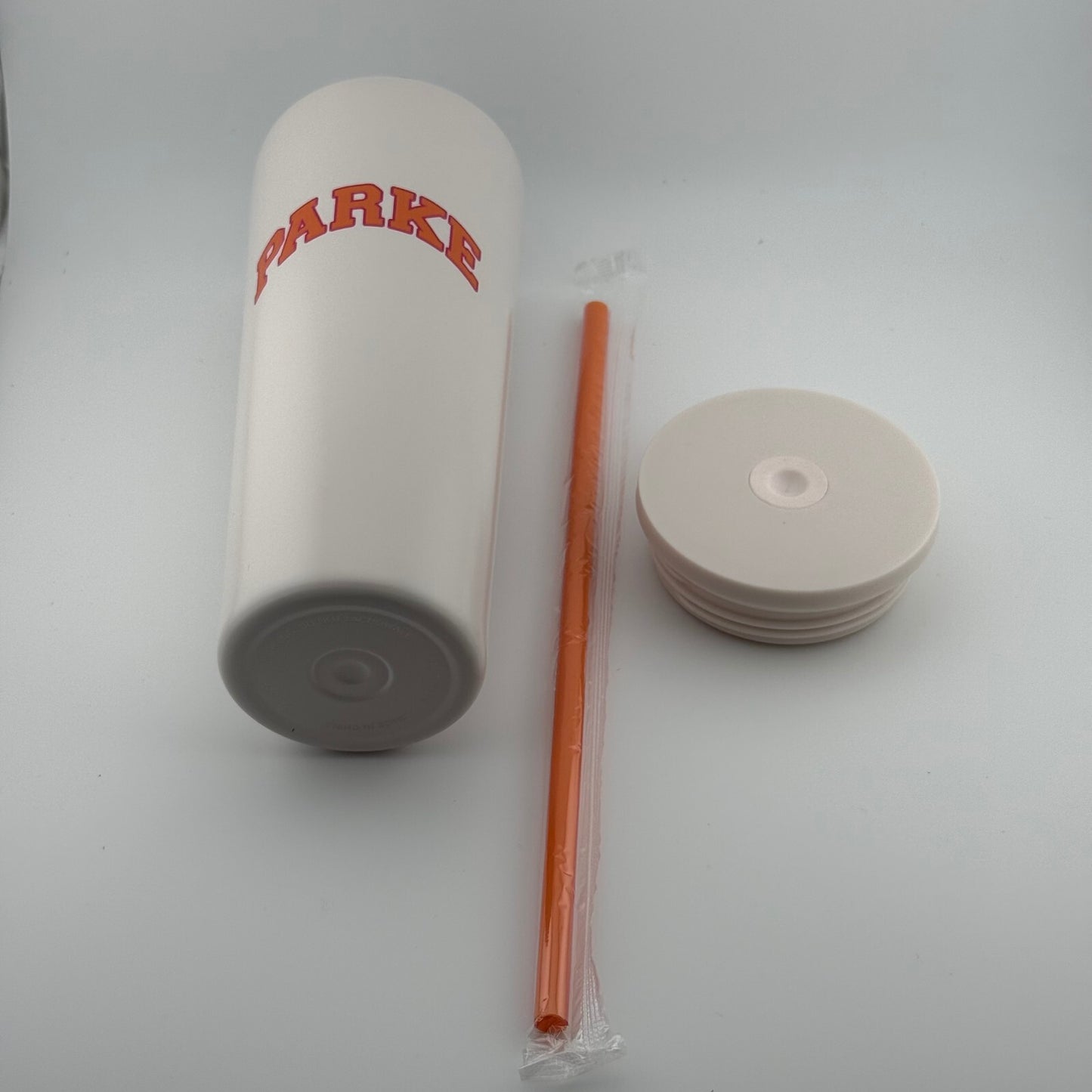 Dunkin x PARKE - Latte Stainless Steel Insulated Tumbler w/ Lid & Straw