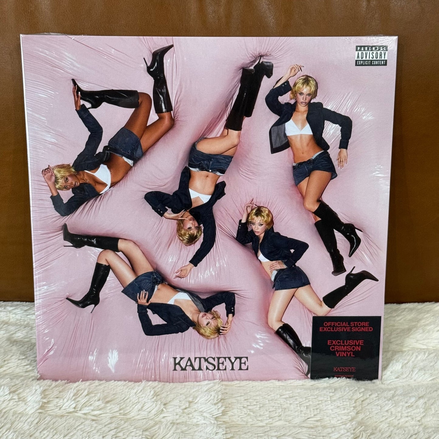 Katseye - WILD Vinyl LP Official Store Exclusive Signed - Crimson Vinyl