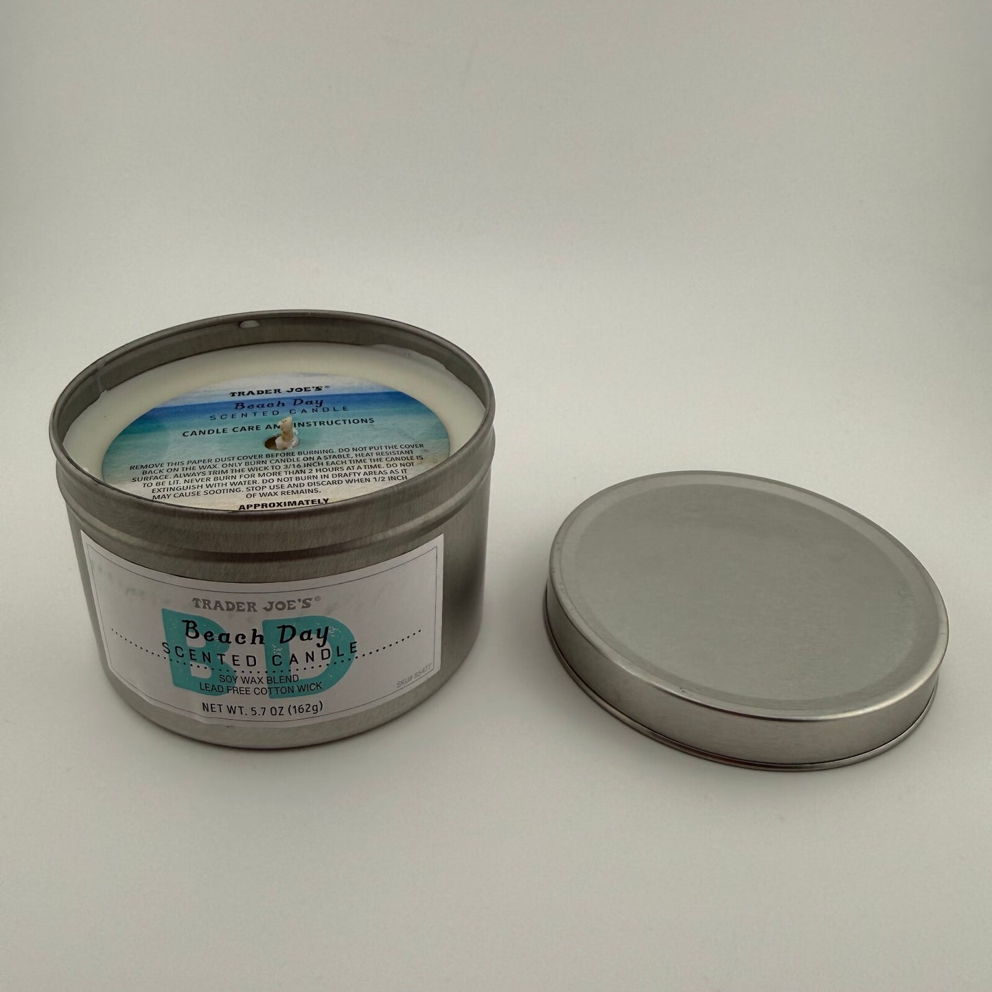 Trader Joe's Beach Day Scented Candle - 5.7 oz