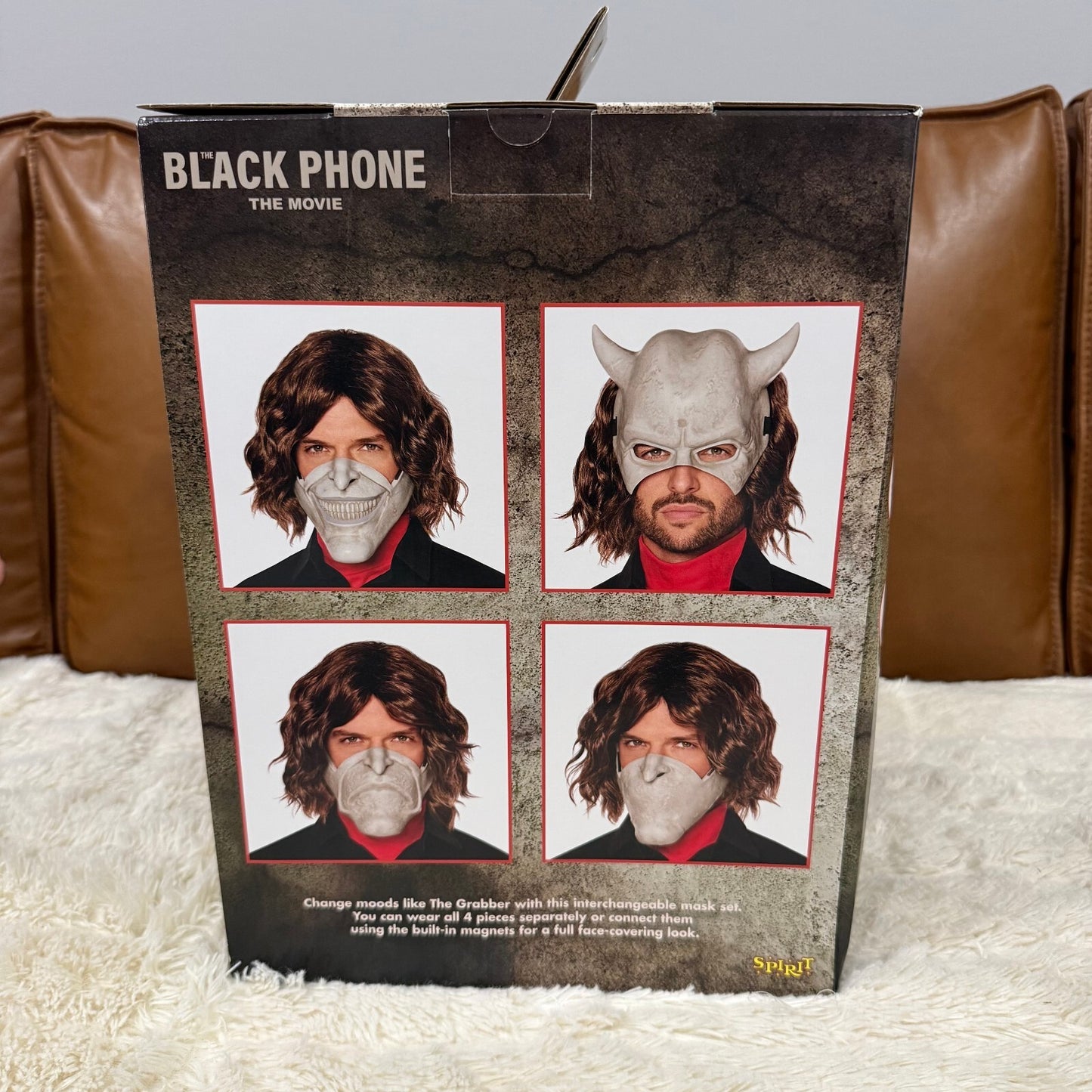 The Grabber - Half Mask - The Black Phone - Spirit Halloween Convertible Mask