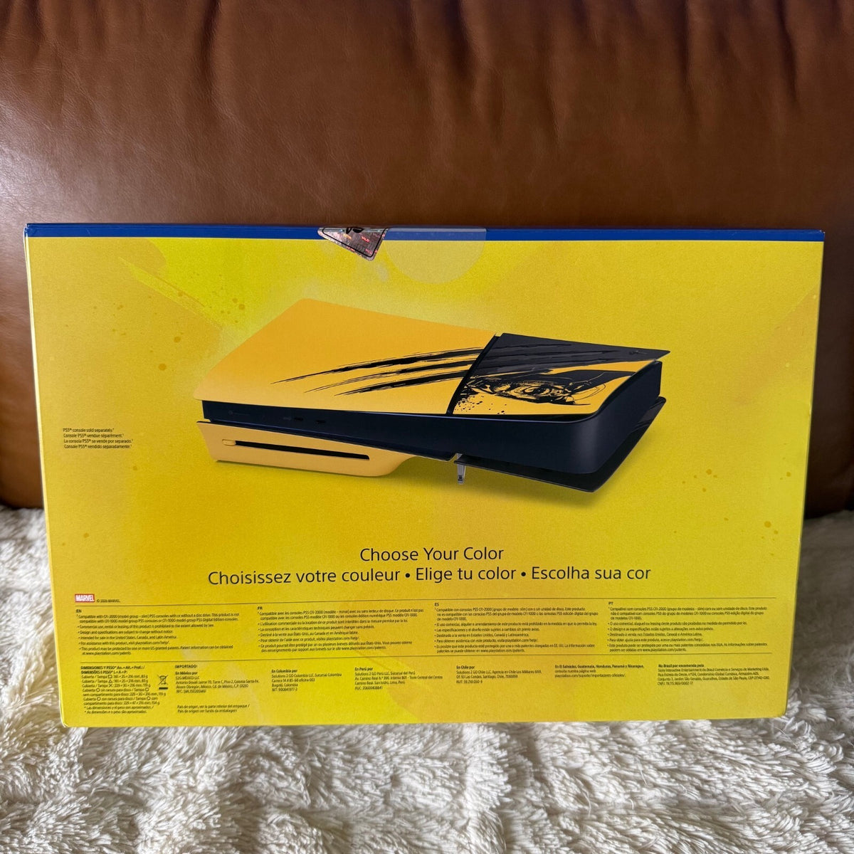 Marvel Wolverine -PS5 Slim Console Covers - CFI-2000