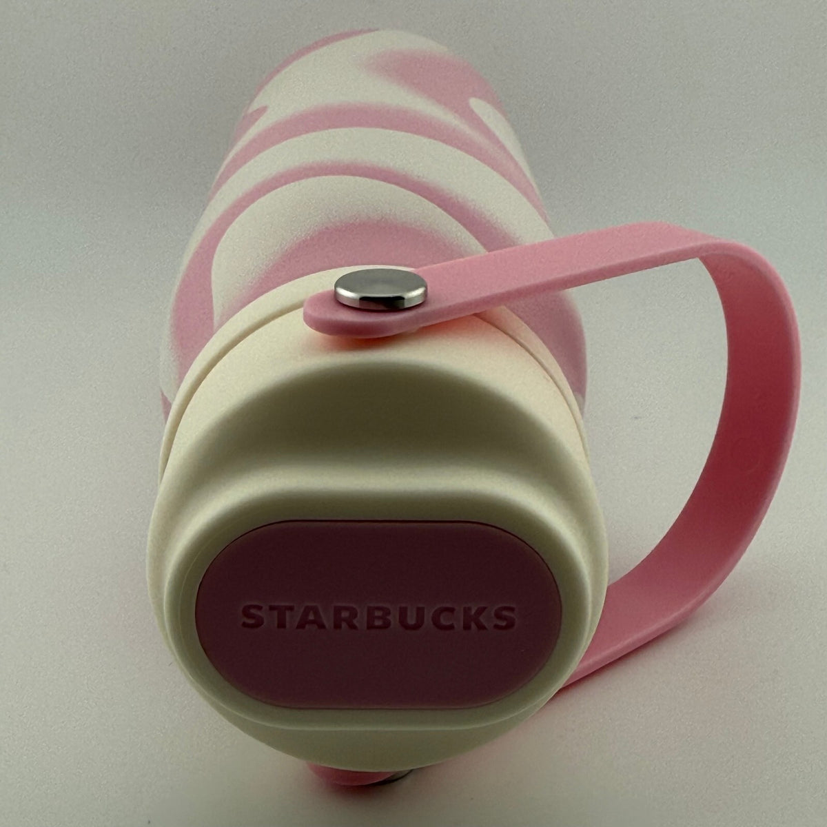 NEW Starbucks Pink Swirl Insulated Water Bottle 18oz
