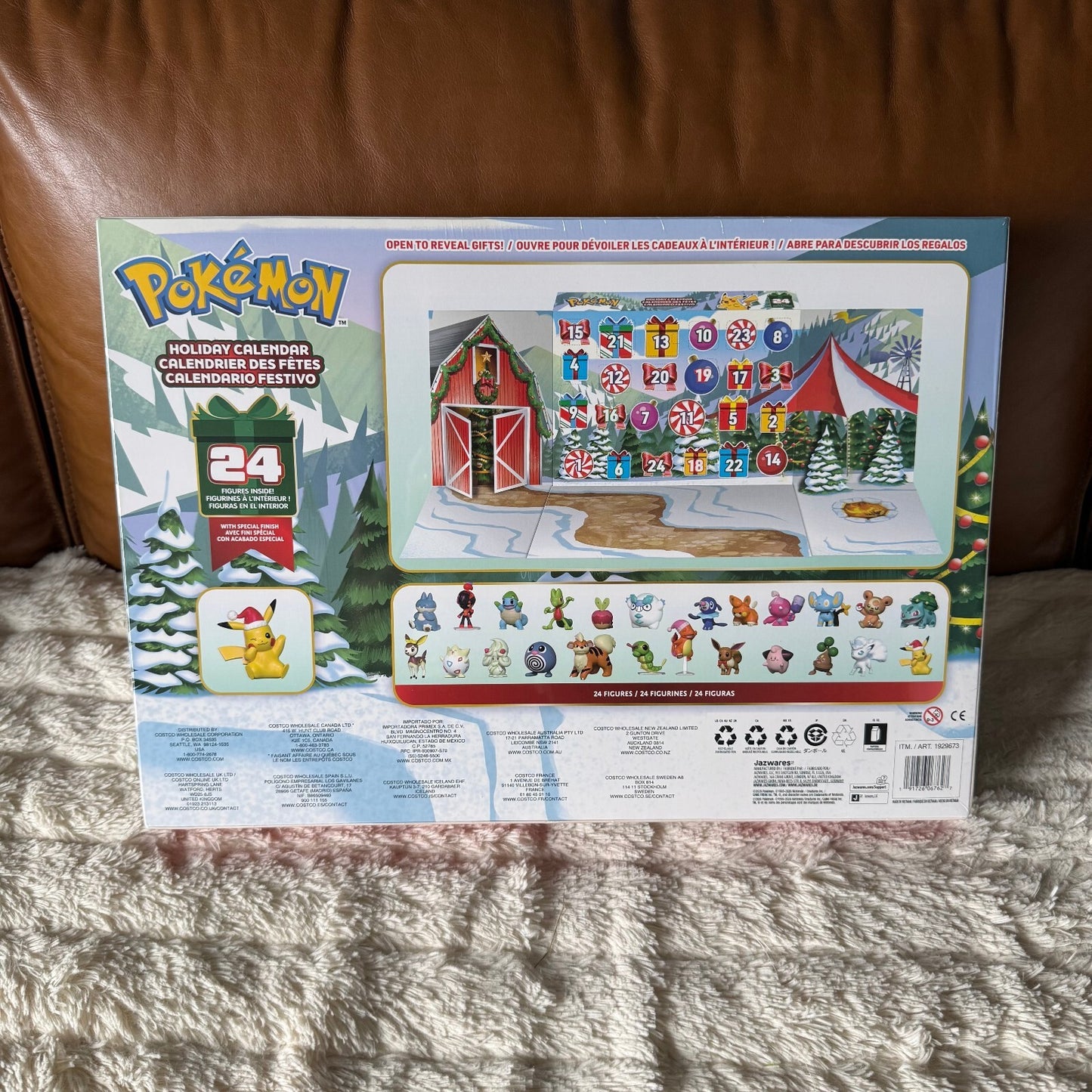 2026 Pokemon Holiday Calendar - Costco Exclusive - 24 Figures