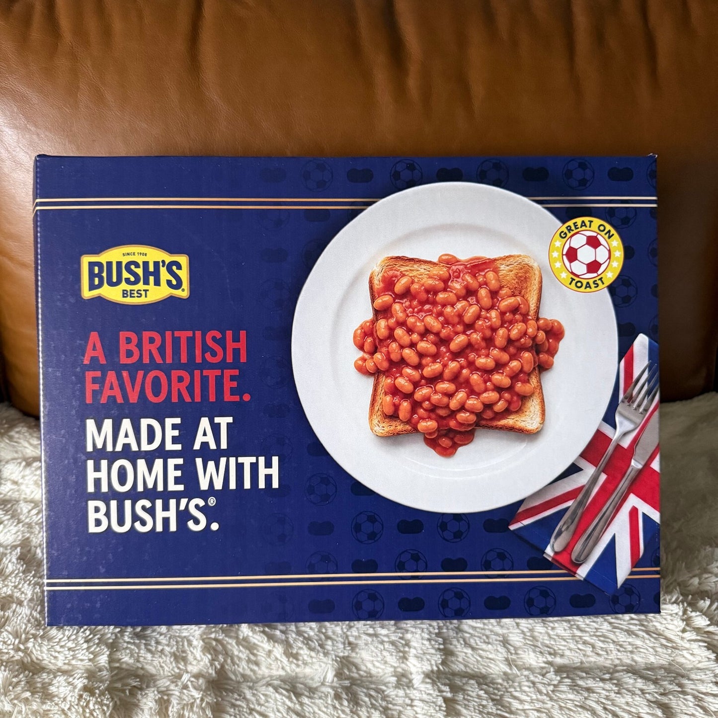 Bush’s Best Beans on Toast Soccer Game Plan Kit Jersey British Baked Beans Promo