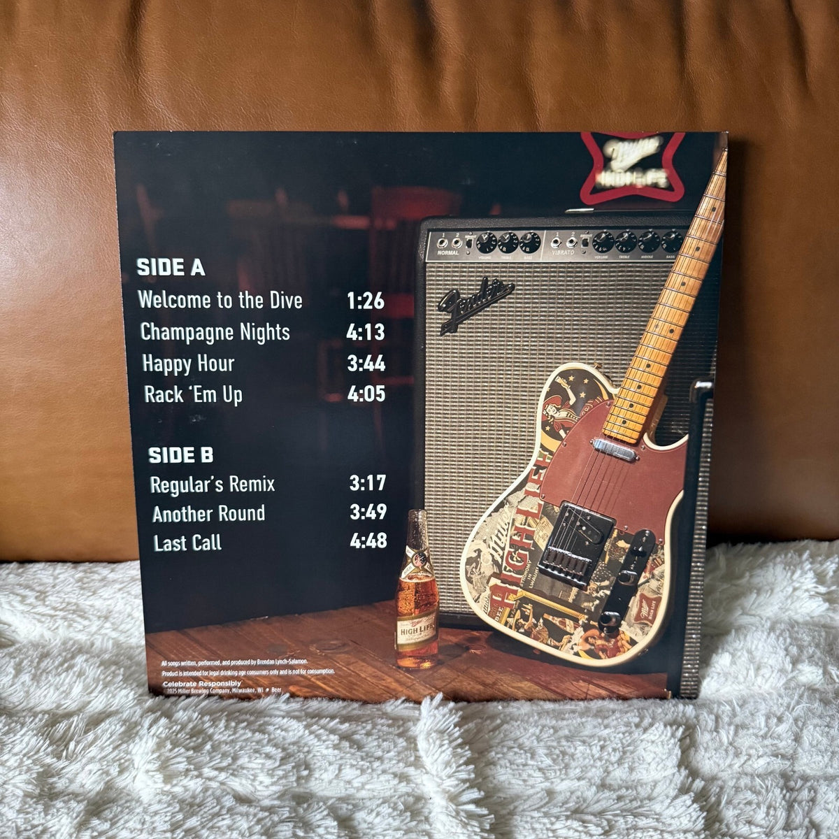 Miller High Life - Dive Bar Sounds - Beer Filled Color Vinyl
