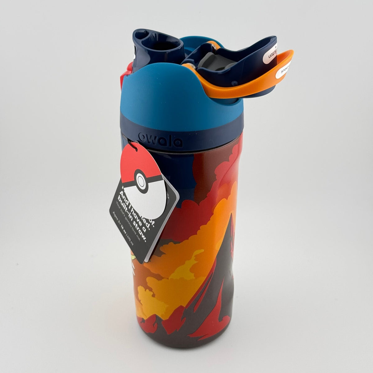 Owala x Pokemon - Charizard Brings the Heat - FreeSip 16oz Water Bottle