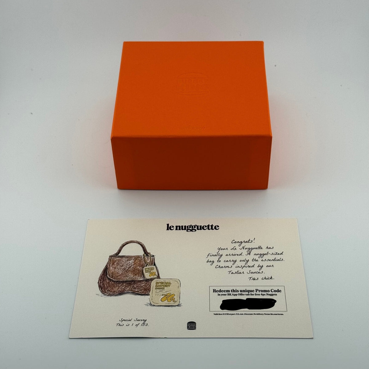 Burger King - 2026 Le Nugguette - Limited Edition Bag - Special Savory Charm