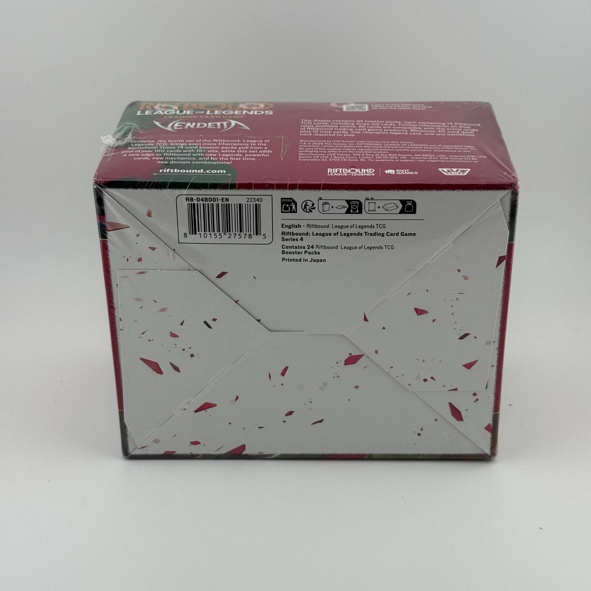 Riftbound - League of Legends TCG Vendetta Booster Box Display - 24 Packs Sealed