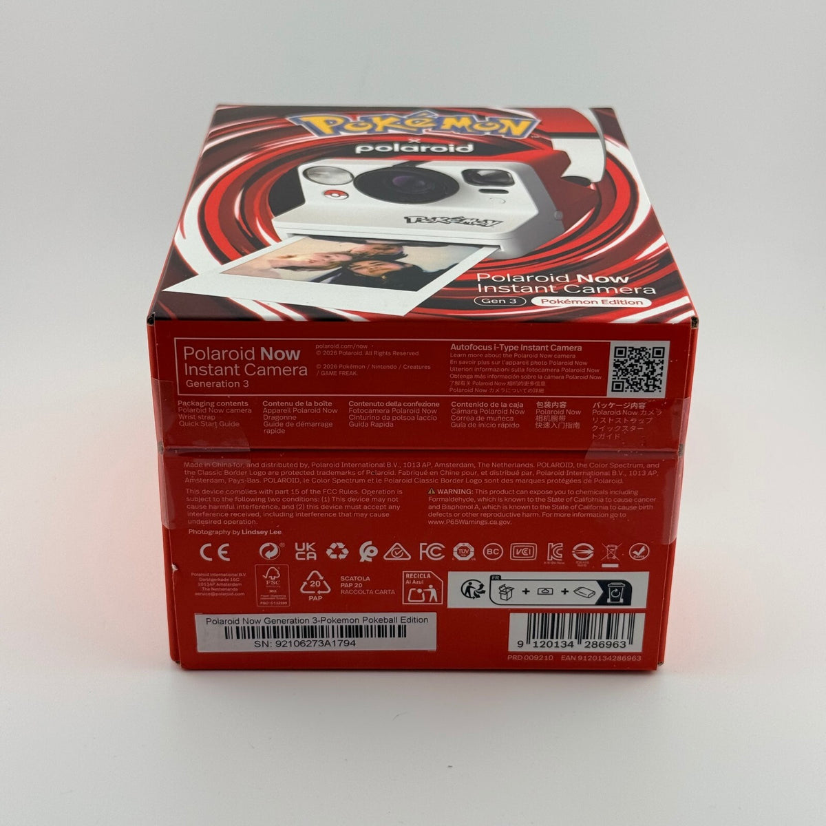 Pokemon x Polaroid Now Gen 3 Instant Camera Pokeball Limited Edition NEW 2026