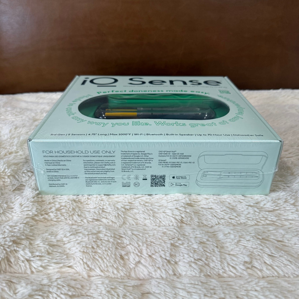CHEF iQ - Sense - 3rd Gen Wireless Meat Thermometer - 2 Probes