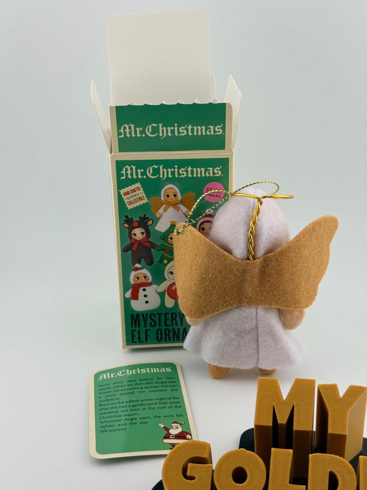 Mr Christmas - Mystery Mini Elf Ornament - Angie - Series 1 Collectible