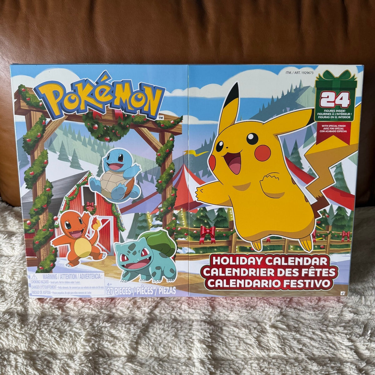 2026 Pokemon Holiday Calendar - Costco Exclusive - 24 Figures