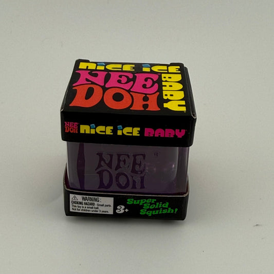 Schylling NeeDoh Nice Ice Baby Purple Sensory Squishy Toy