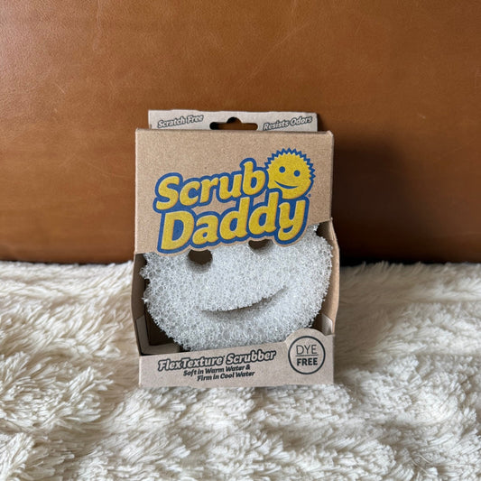 Scrub Daddy - Dye Free White FlexTexture Scrubber Sponge