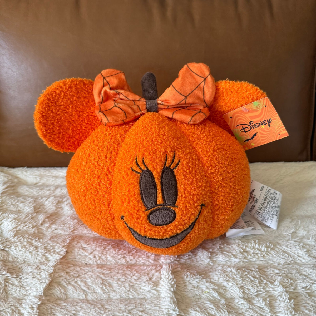 Disney x Aldi Minnie Mouse Pumpkin Plush Pillow Stuffed Halloween 2026