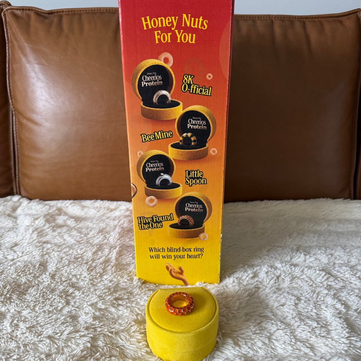 Honey Nut Cheerios Protein Hive Found The One Ring Size L Limited Edition