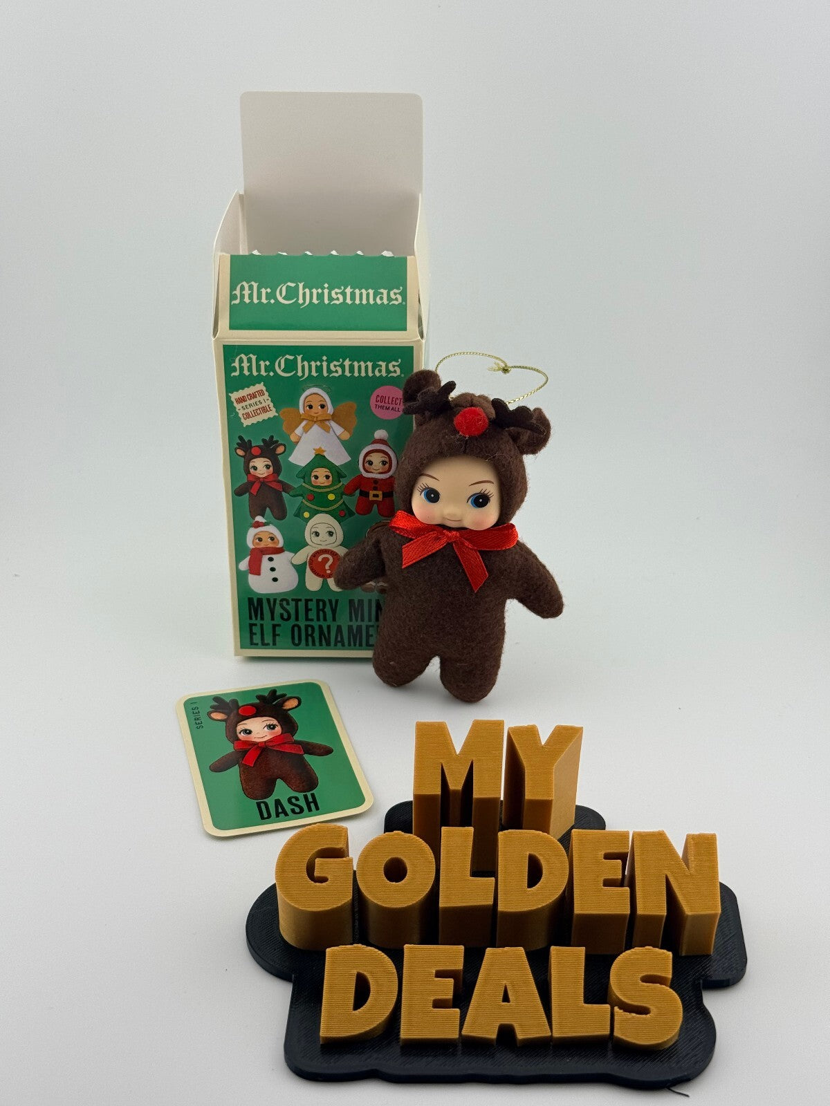 Mr Christmas - Mystery Mini Elf Ornament - Dash - Series 1 Collectible