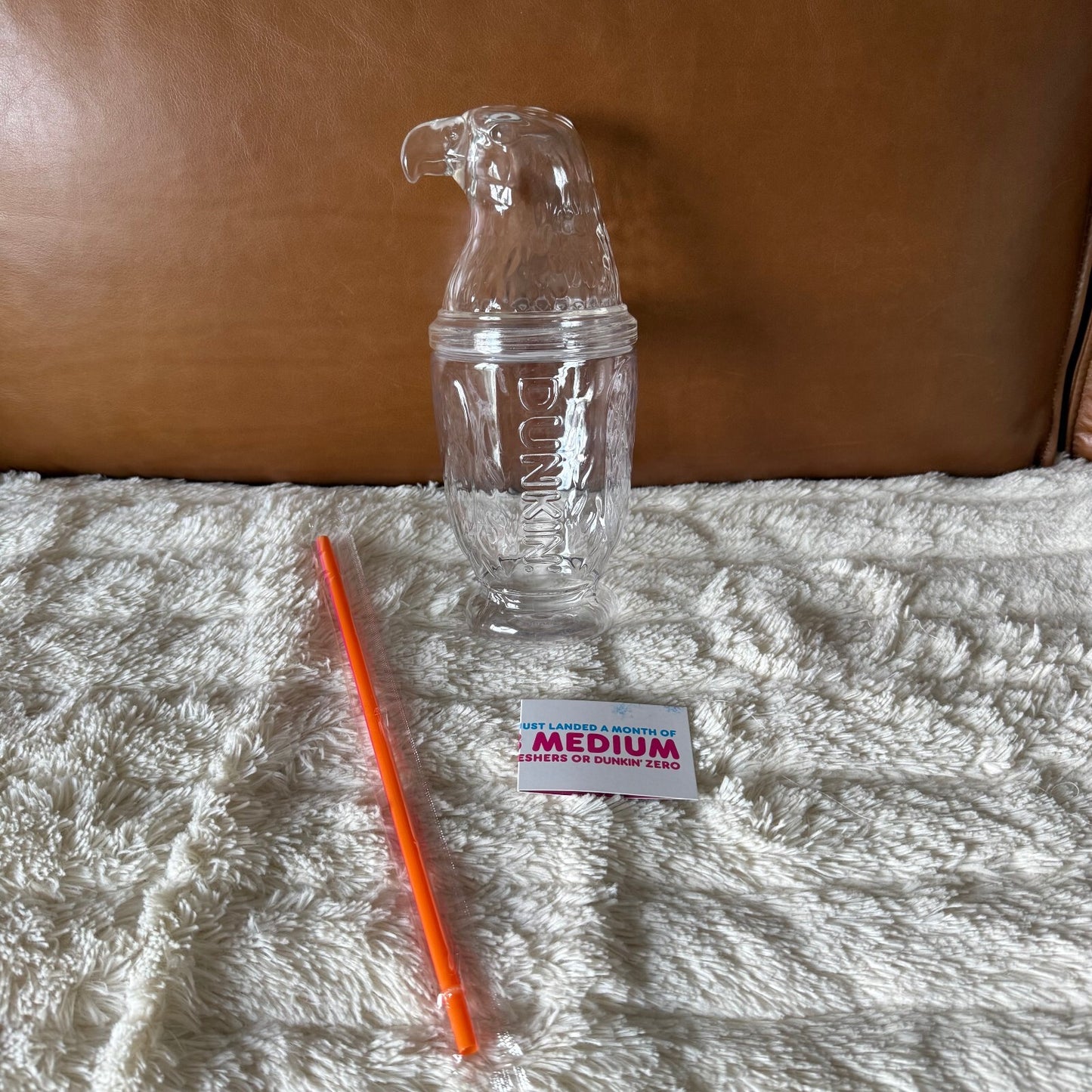Dunkin Eagle Cup w/ $3 Refreshers or Dunkin Zero Offer
