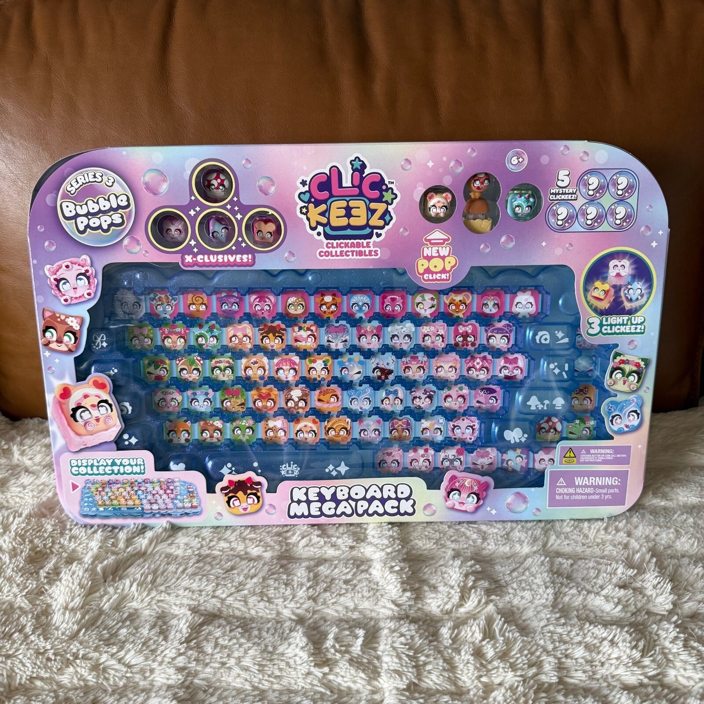 Clickeez Keyboard - Mega Pack Series 3 - Bubble Pops Fidget Toy