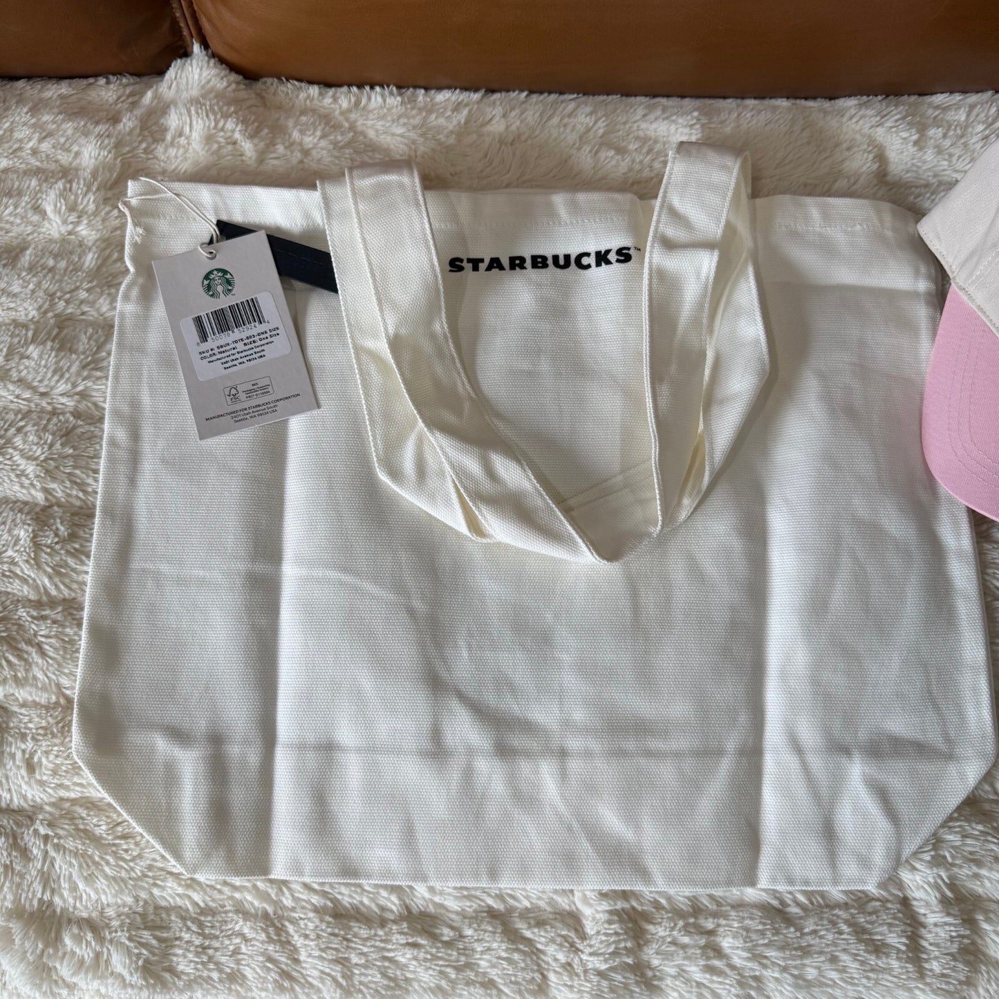 Starbucks Pink Collection Cap & Bearista Tote Bundle - Limited Edition