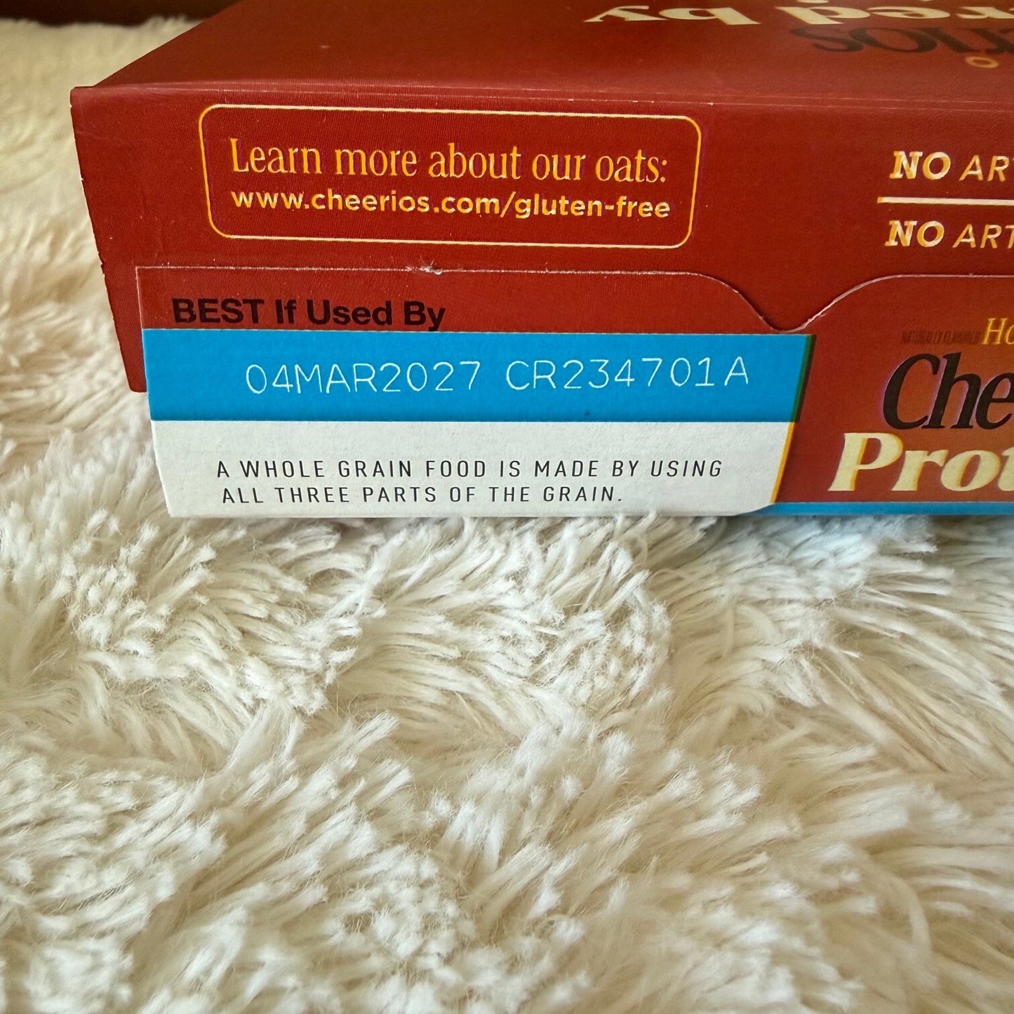 Cheerios Protein 8K O-fficial Gold Plated Ring - S/M - Honey Nuts For You