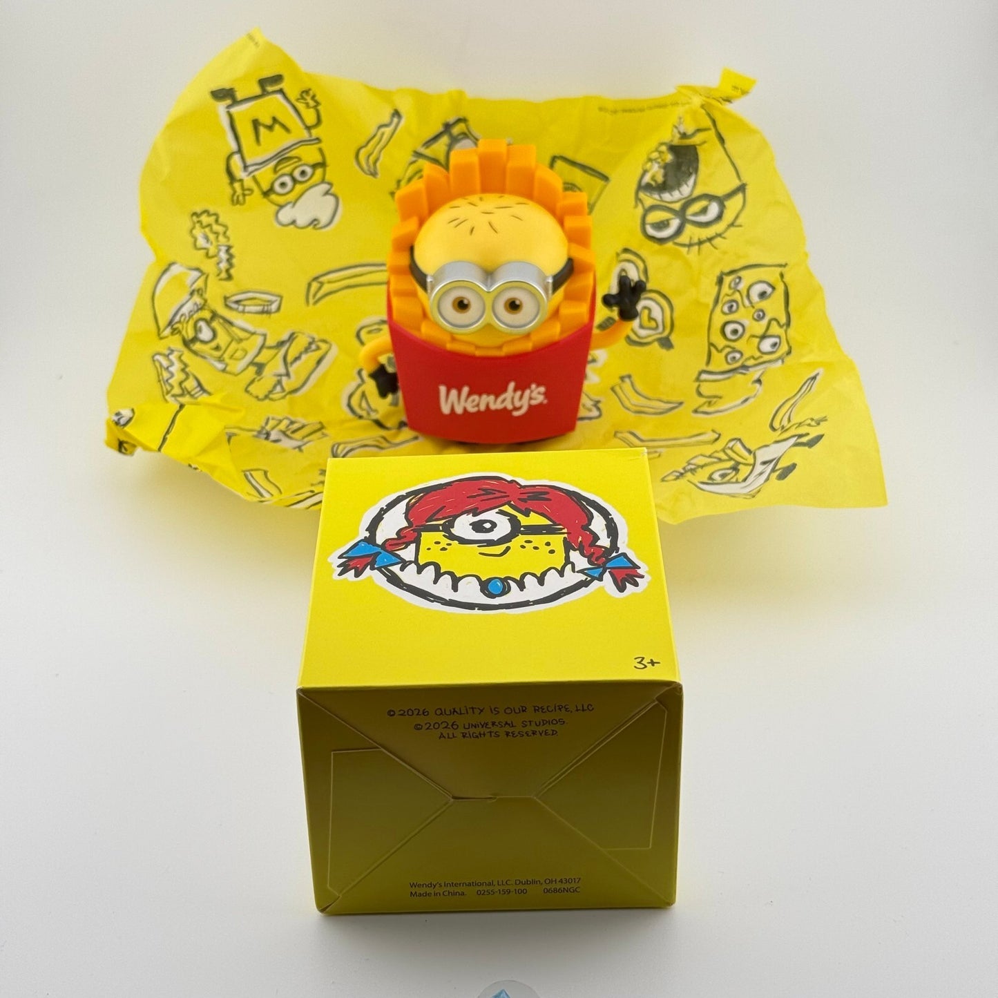 Wendy's - Minions & Monsters - Ed French Fries Figure 2026