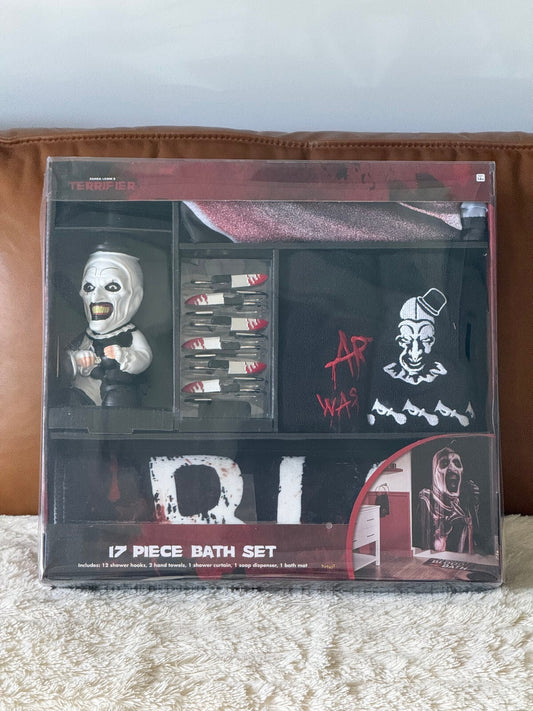 Terrifier - Art The Clown - 17 Piece Bathroom Bath Set