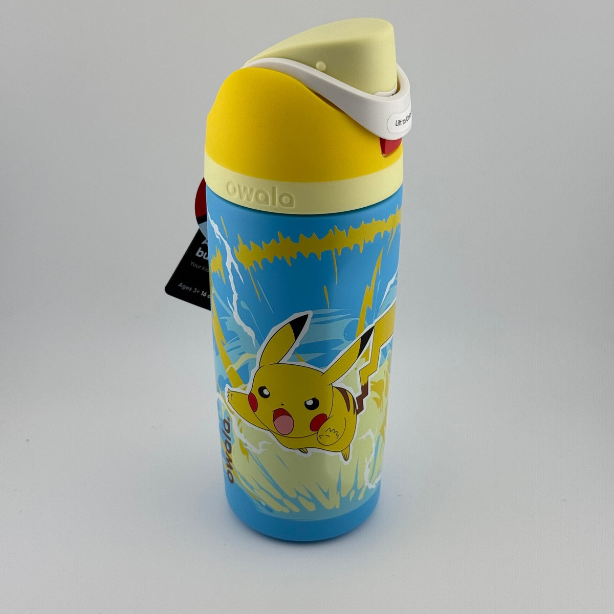 Pokemon x Owala - FreeSip 16 oz - Pikachu - Choose You Stainless Steel Water Bottle