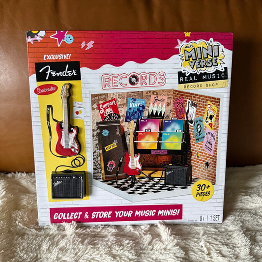 MGA Miniverse - Real Music Record Shop With Exclusive Fender